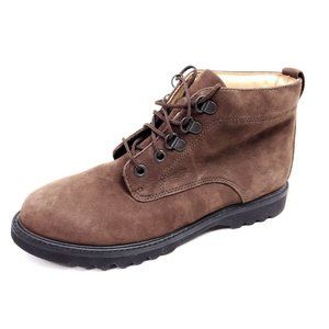 Rockport Brown Nubuck Leather Boots Womens Sz 6.5